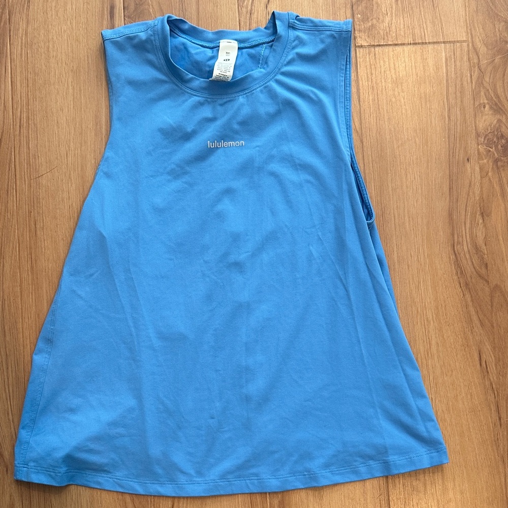 lululemon athletica Blue Tank Top